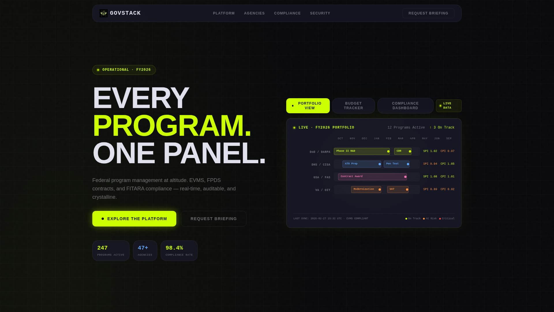 Bureau — Public Sector Landing Page Template