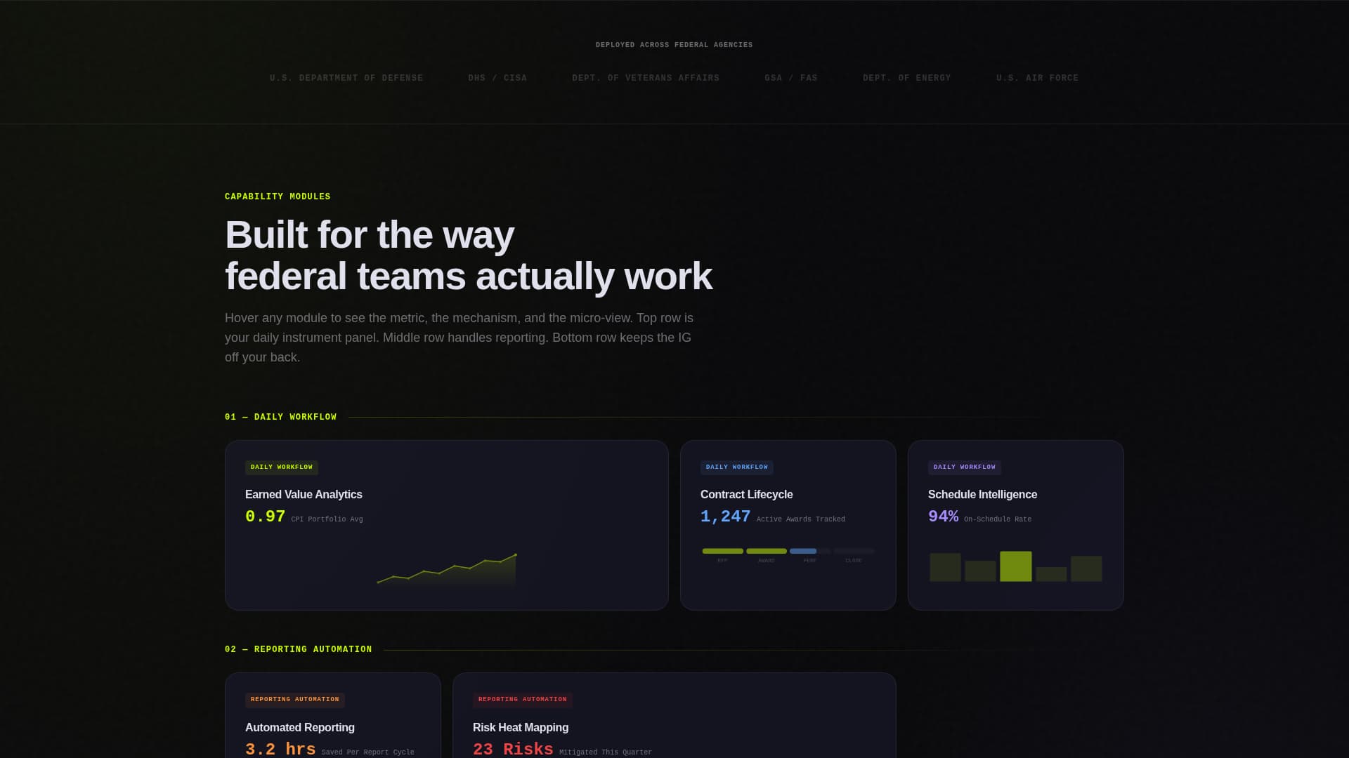 Bureau — Public Sector Landing Page Template