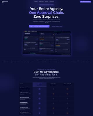 GovPost - Powerful Government Landing Page Template