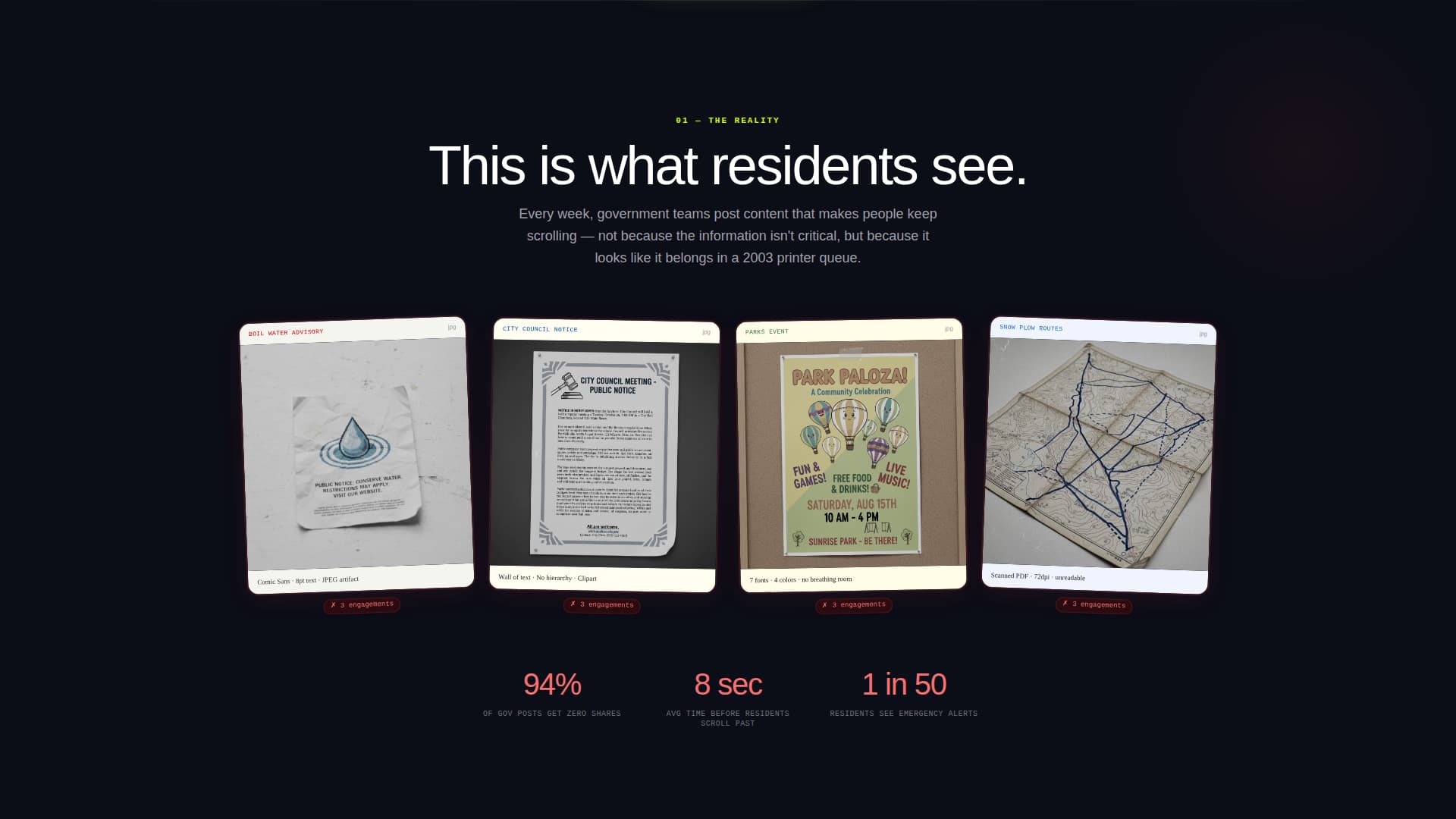 Govern — Expert Public Admin Landing Page Template