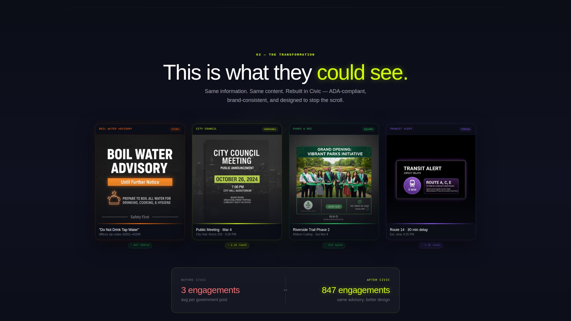 Govern — Expert Public Admin Landing Page Template