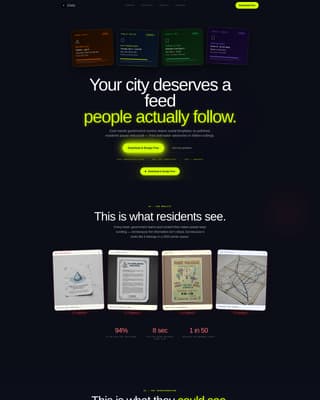 Govern — Expert Public Admin Landing Page Template