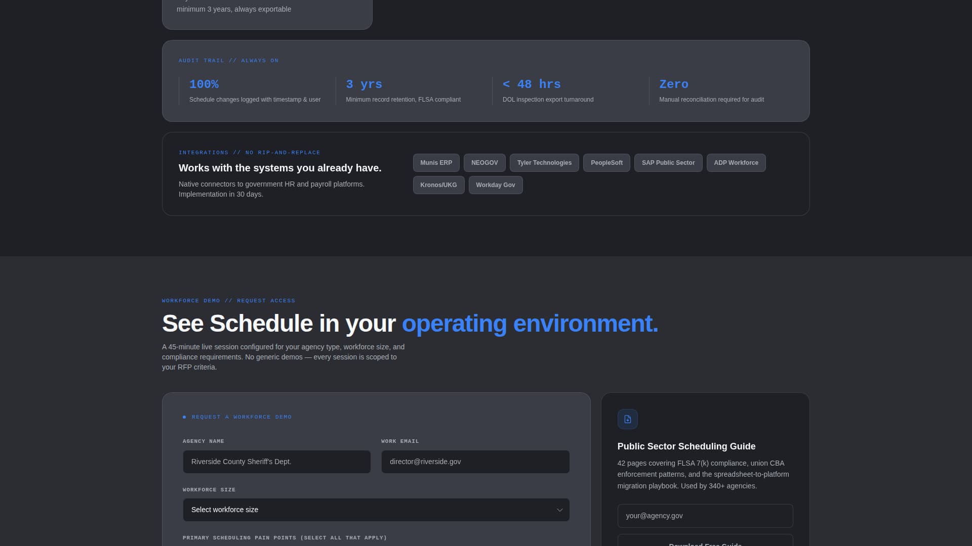 Civic Admin — Government Landing Page Template