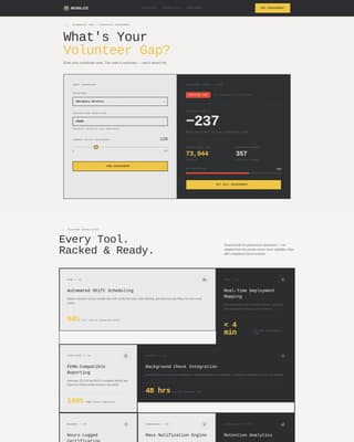 Mobilize - Powerful Volunteer Landing Page Template