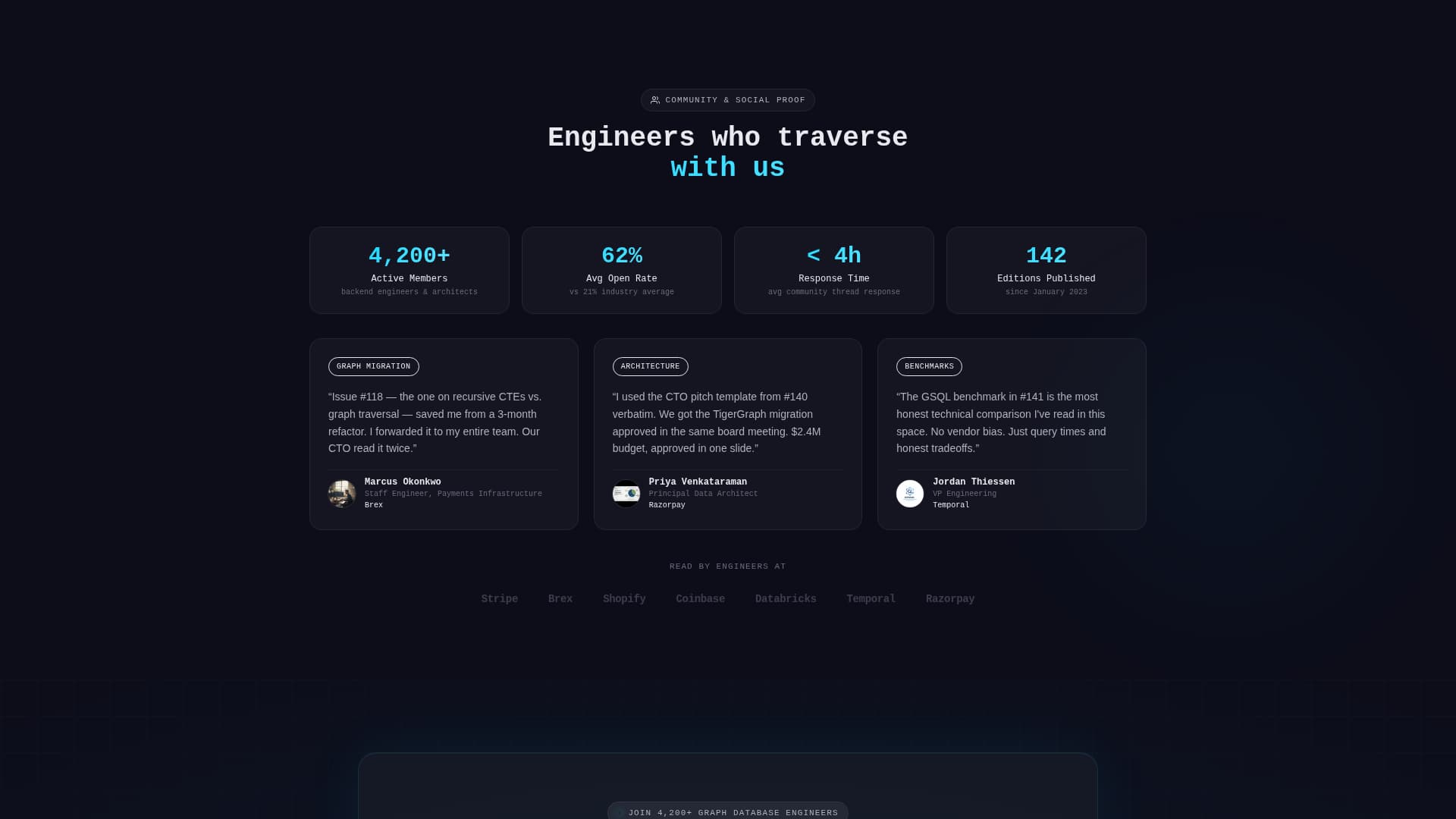 Traversal - Powerful Graphdatabase Landing Page Template
