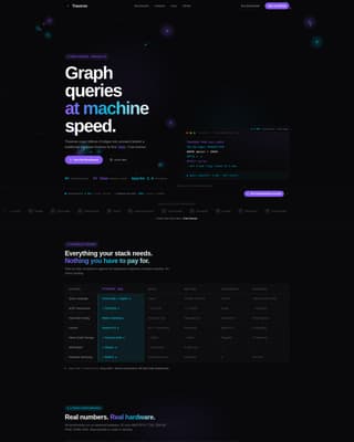 Traverse - High-Performance GraphDatabase Landing Page Template