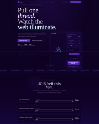 Graph - Electric Database Landing Page Template
