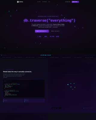 Vertex - Powerful Graphdatabase Landing Page Template