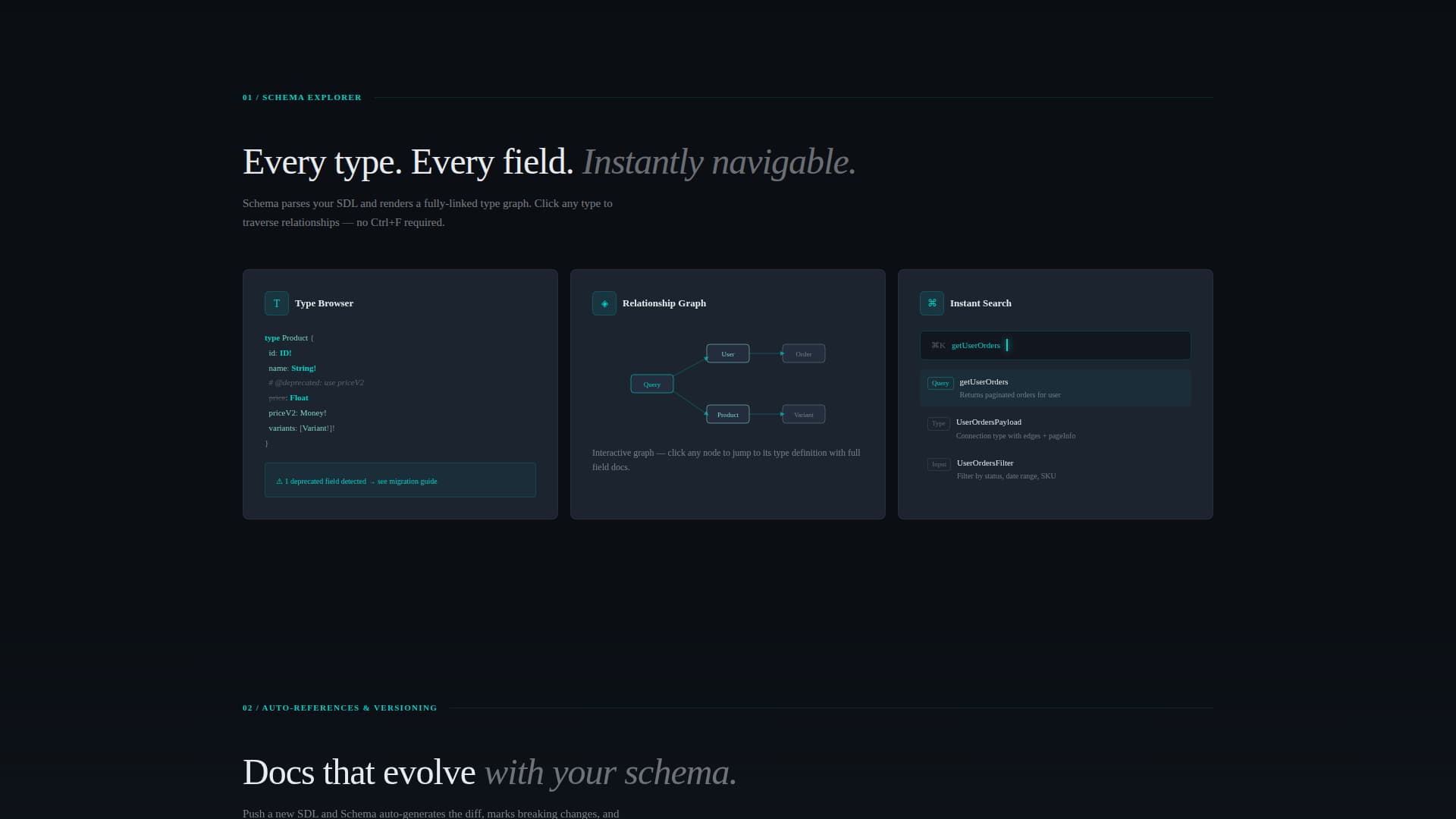 GraphQL - High-Converting API Landing Page Template