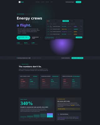 Watt - Dynamic Green Energy Landing Page Template