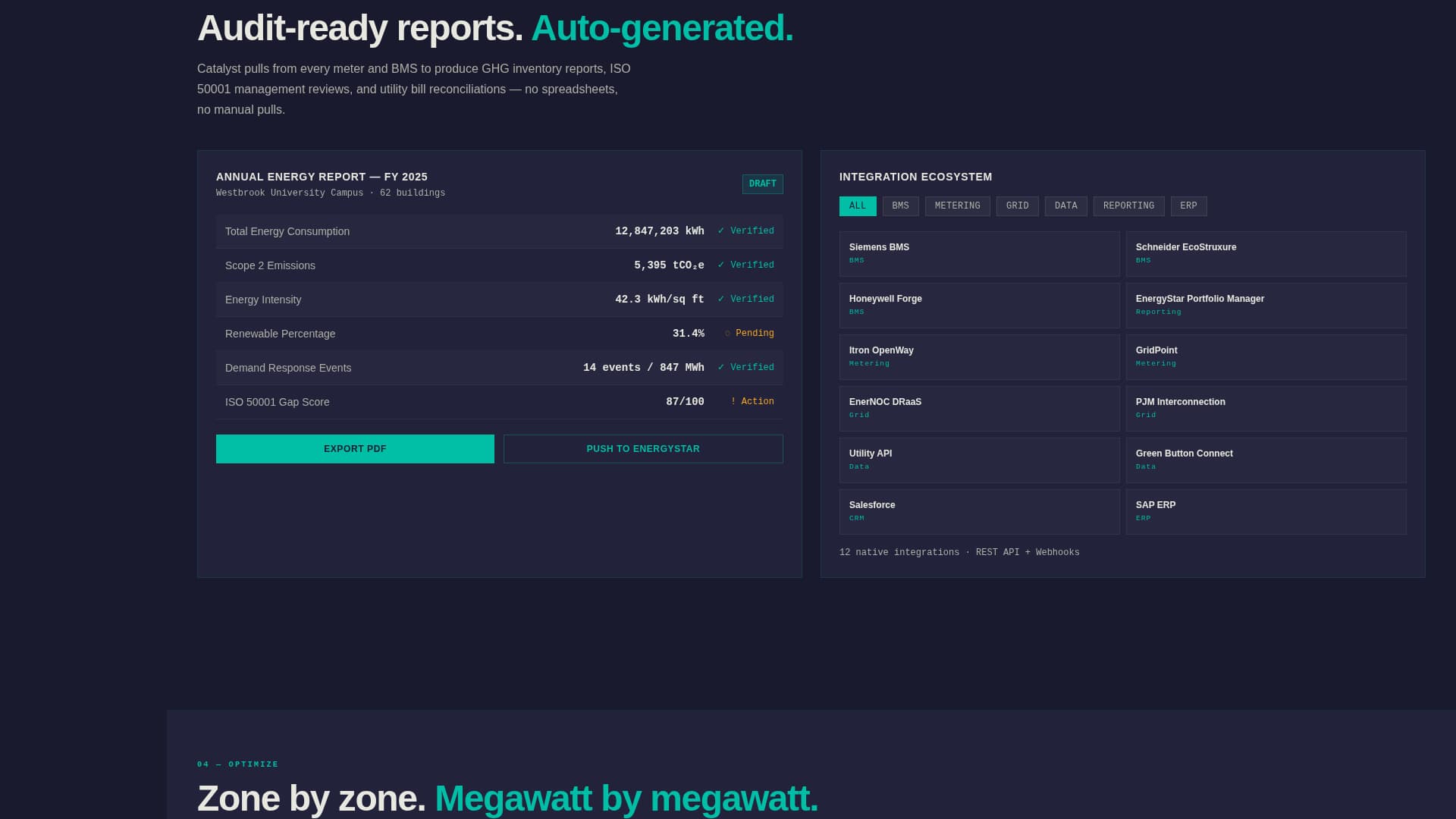 Catalyst - High-Impact Energy Management Landing Page Template