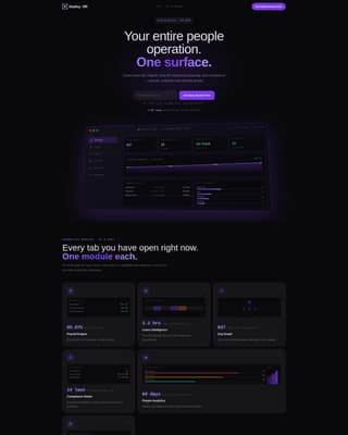 Deploy - Unified HR Landing Page Template