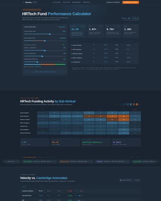 HRTech - Performance-Driven Investor Landing Page Template