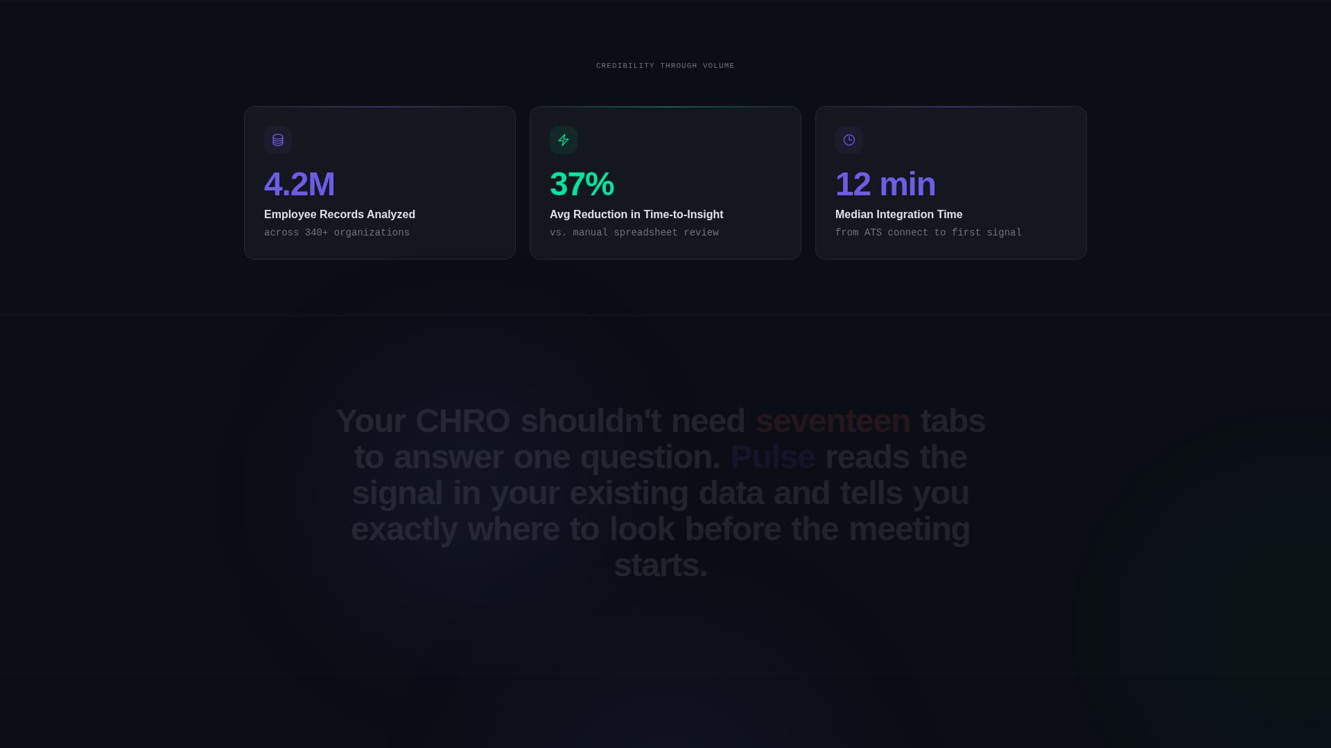 Pulse - Intelligent HR Tech Landing Page Template
