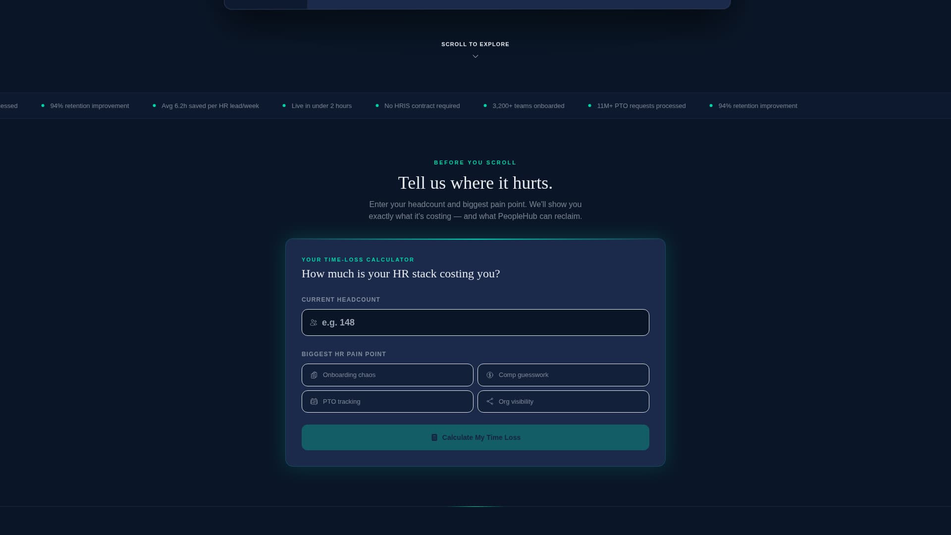 Peoplehub - Powerful HR Tech Landing Page Template