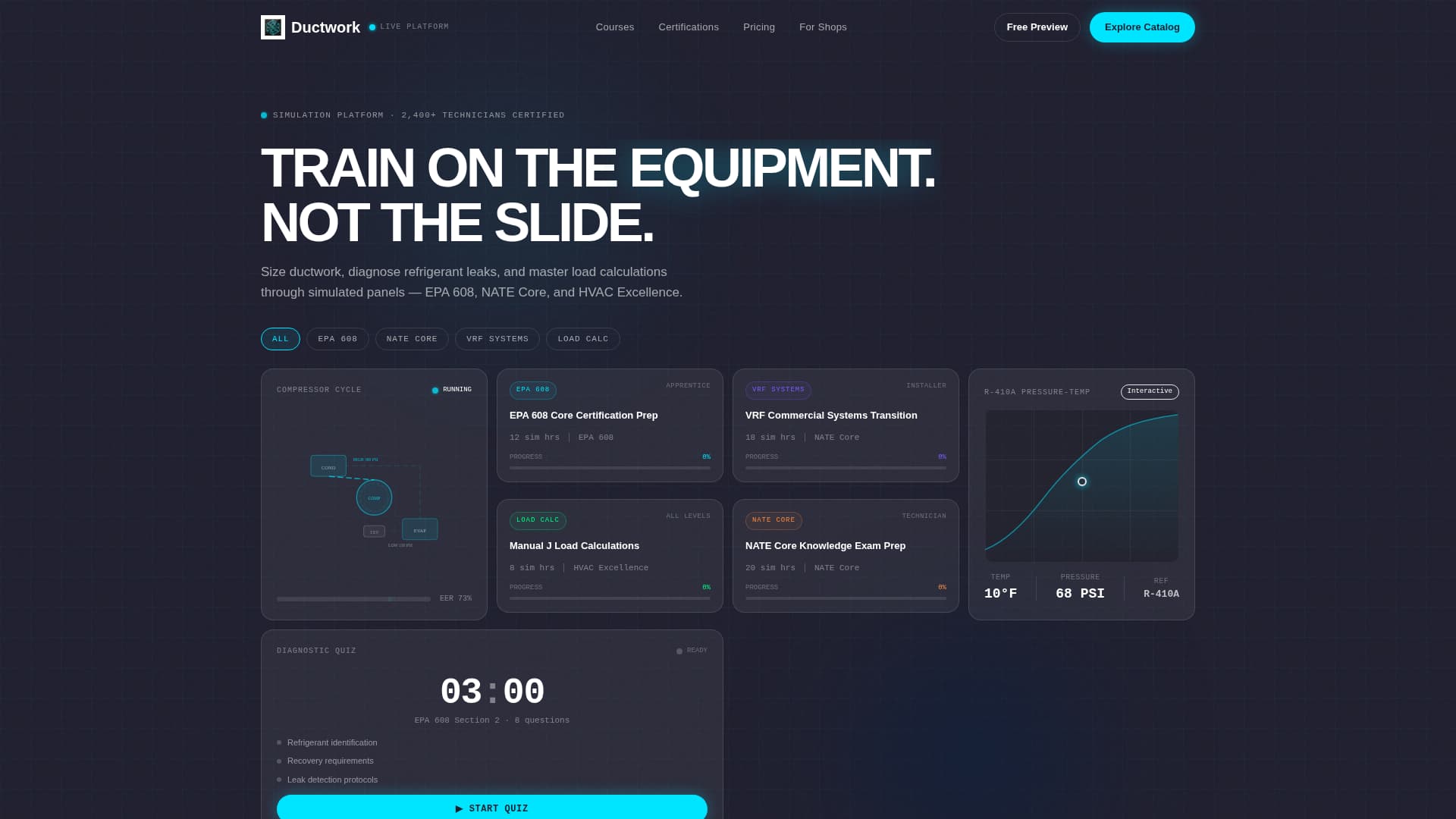 Ductwork - Precision HVAC Landing Page Template