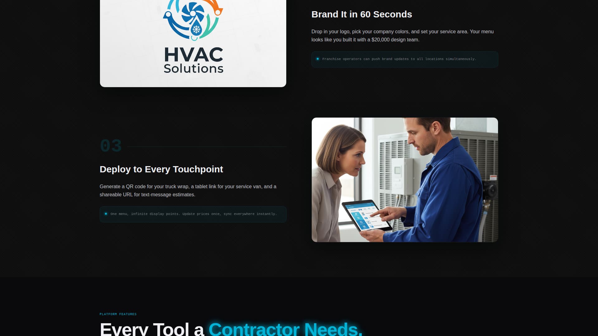 Comfort HVAC — Landing Page Template