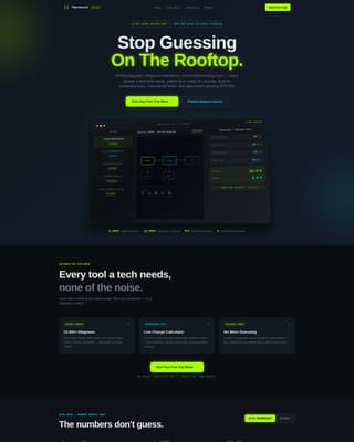 HVAC Control — Landing Page Template