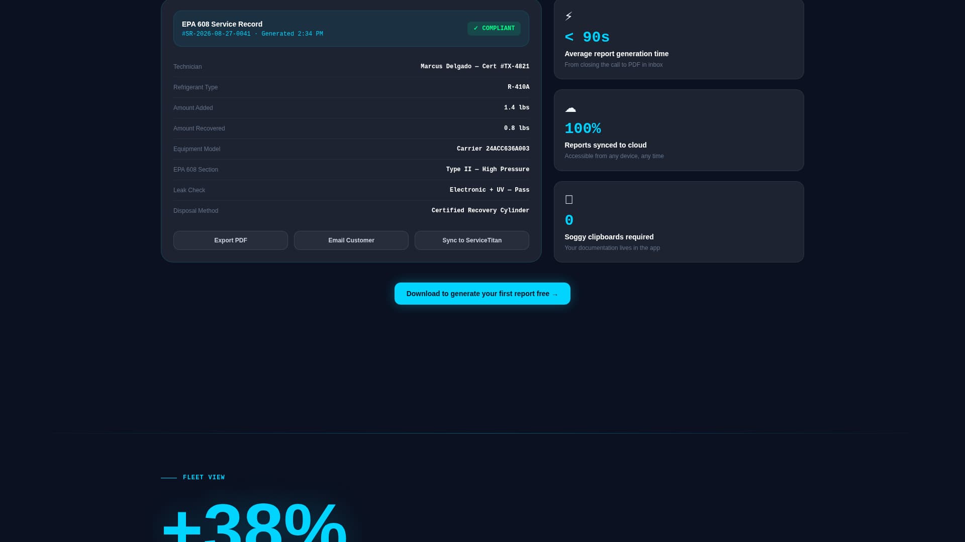 Flow HVAC — Landing Page Template