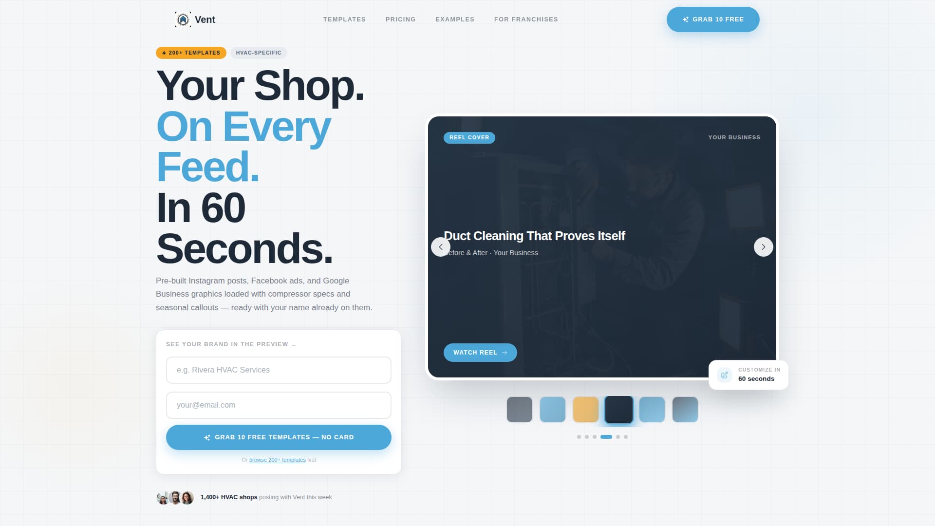 Climate HVAC — Landing Page Template