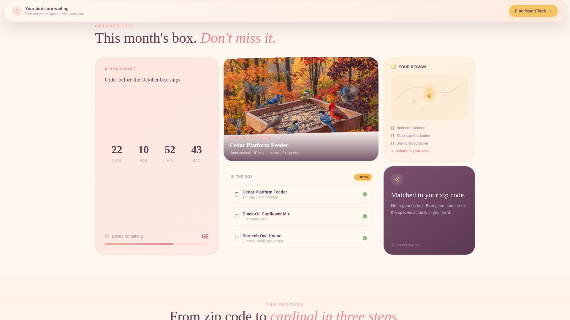 Bird - Premium Feeders Landing Page Template