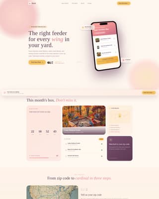 Bird - Premium Feeders Landing Page Template