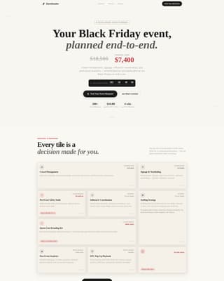 Doorbuster - Urgencyfocused Retail Landing Page Template