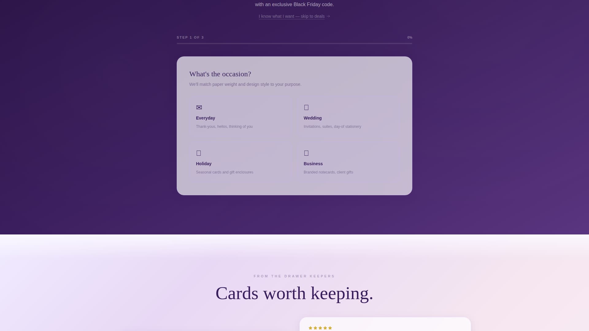 Foil - Elegant Stationery Landing Page Template