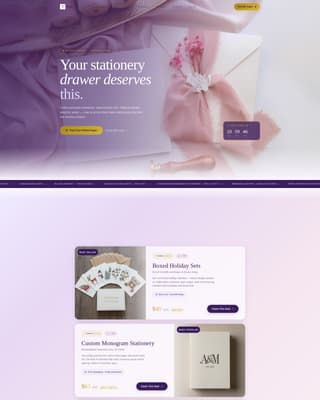 Foil - Elegant Stationery Landing Page Template