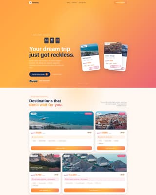 Getaway - Irresistible Travel Landing Page Template