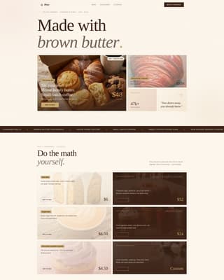 Ascend — Premium Artisan Bakery Landing Page Template