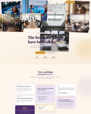 Elevate - Transformative DEI Landing Page Template