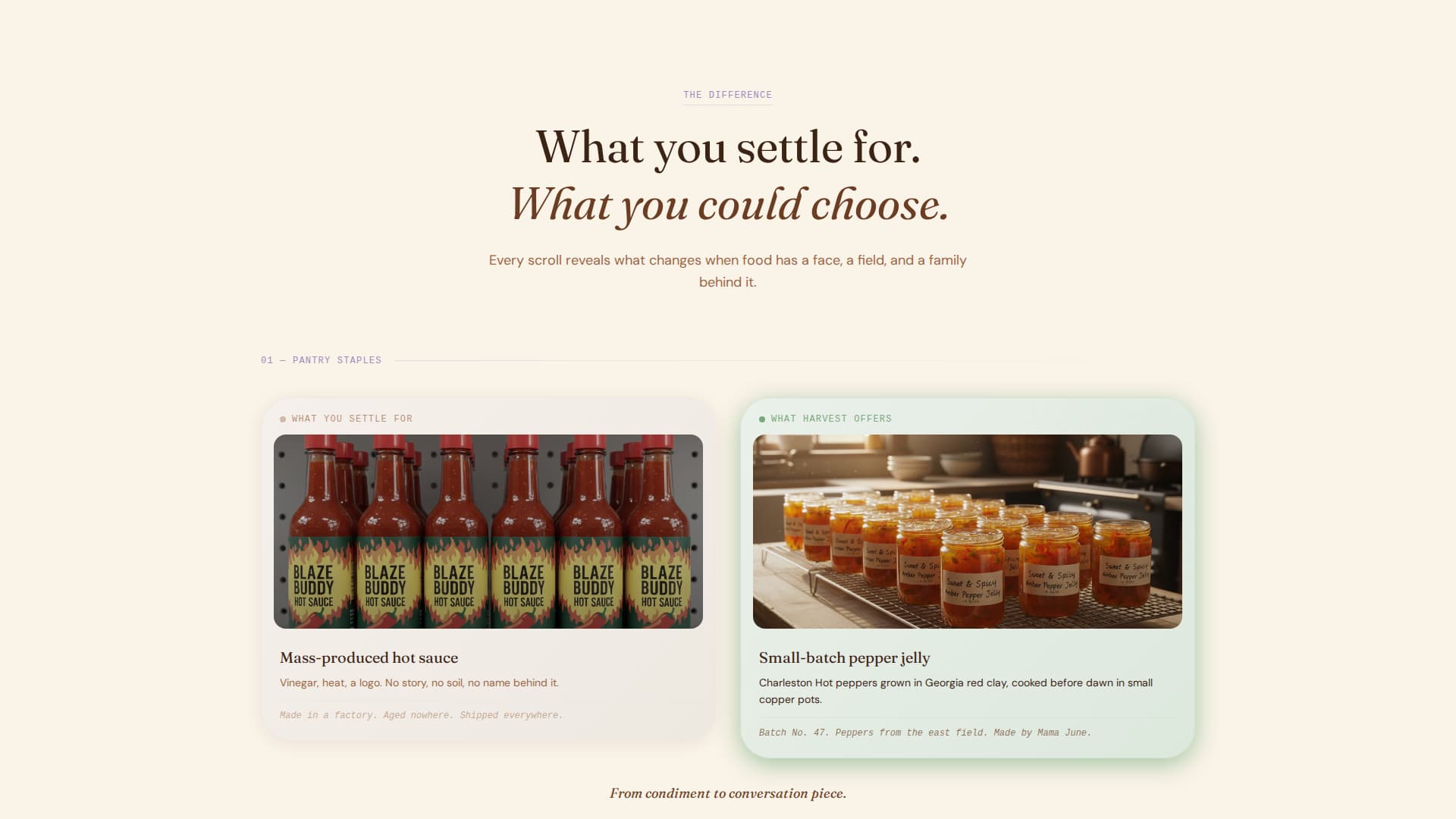 Harvest - Soulful Farm Landing Page Template
