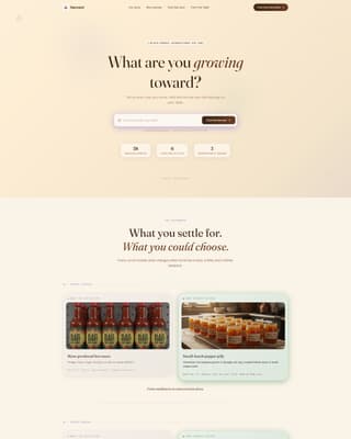 Harvest - Soulful Farm Landing Page Template