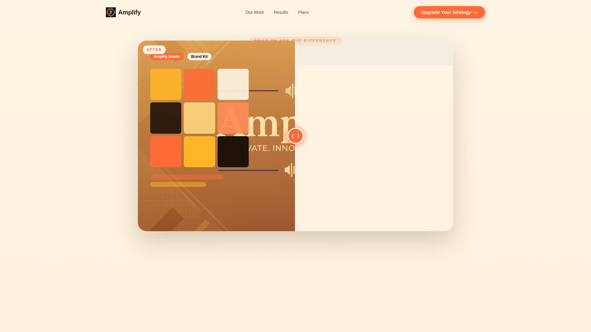 Amplify - Bold Blackowned Landing Page Template