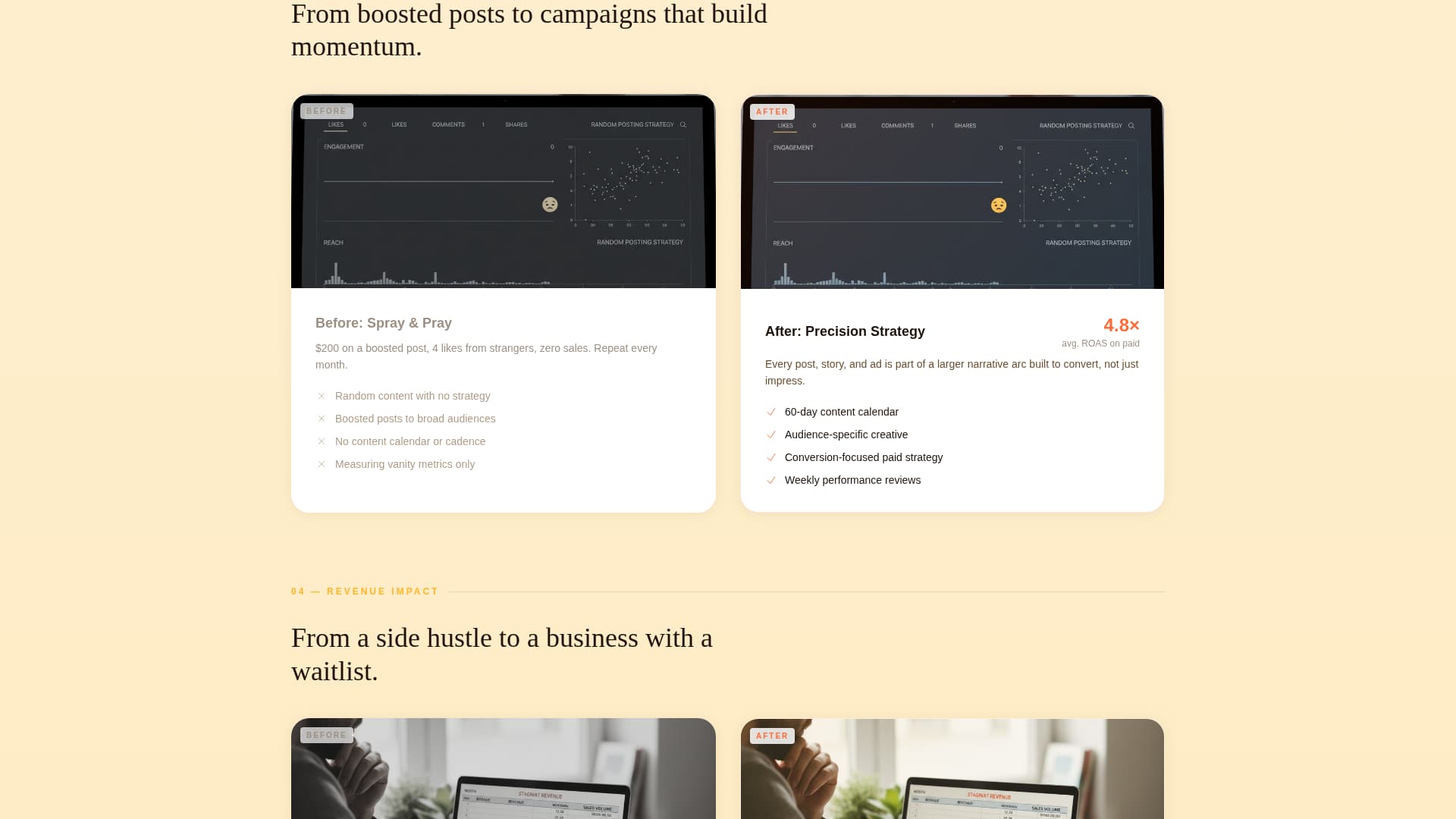 Amplify - Bold Blackowned Landing Page Template