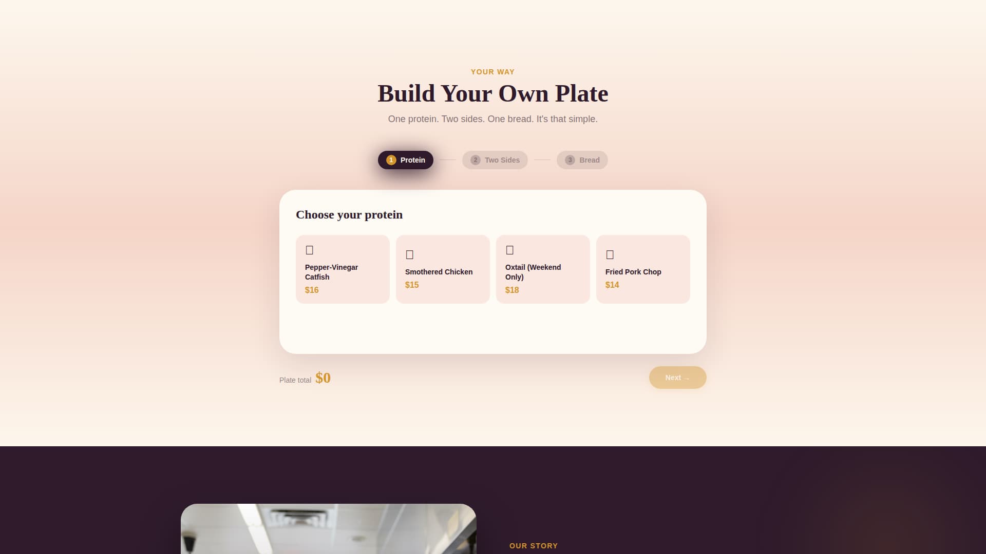 Supper - Soulful Restaurant Landing Page Template