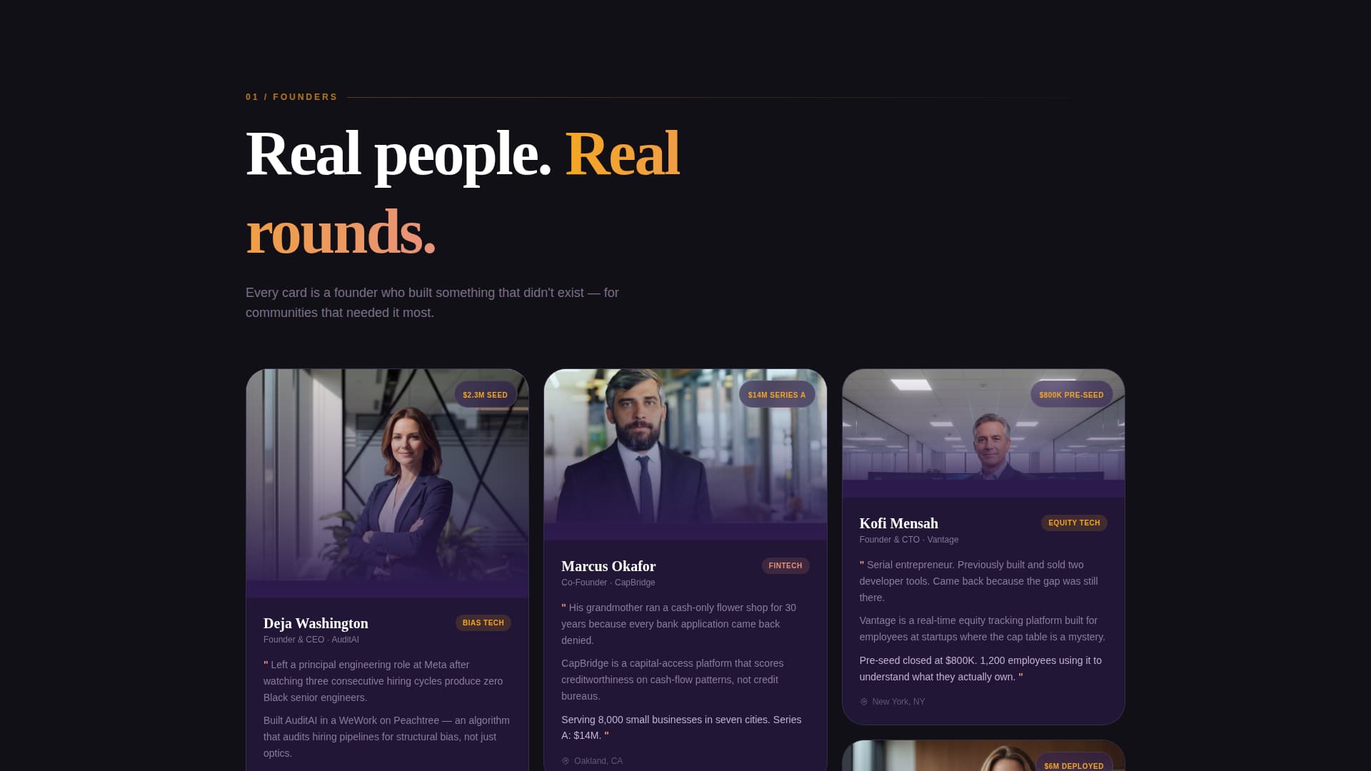 Uplink - Vibrant Blackownedtech Landing Page Template