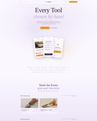 Imprint - Curated Printmaking Landing Page Template