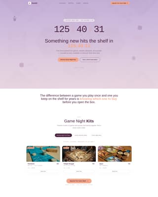 Gambit - Enchanting Boardgame Landing Page Template