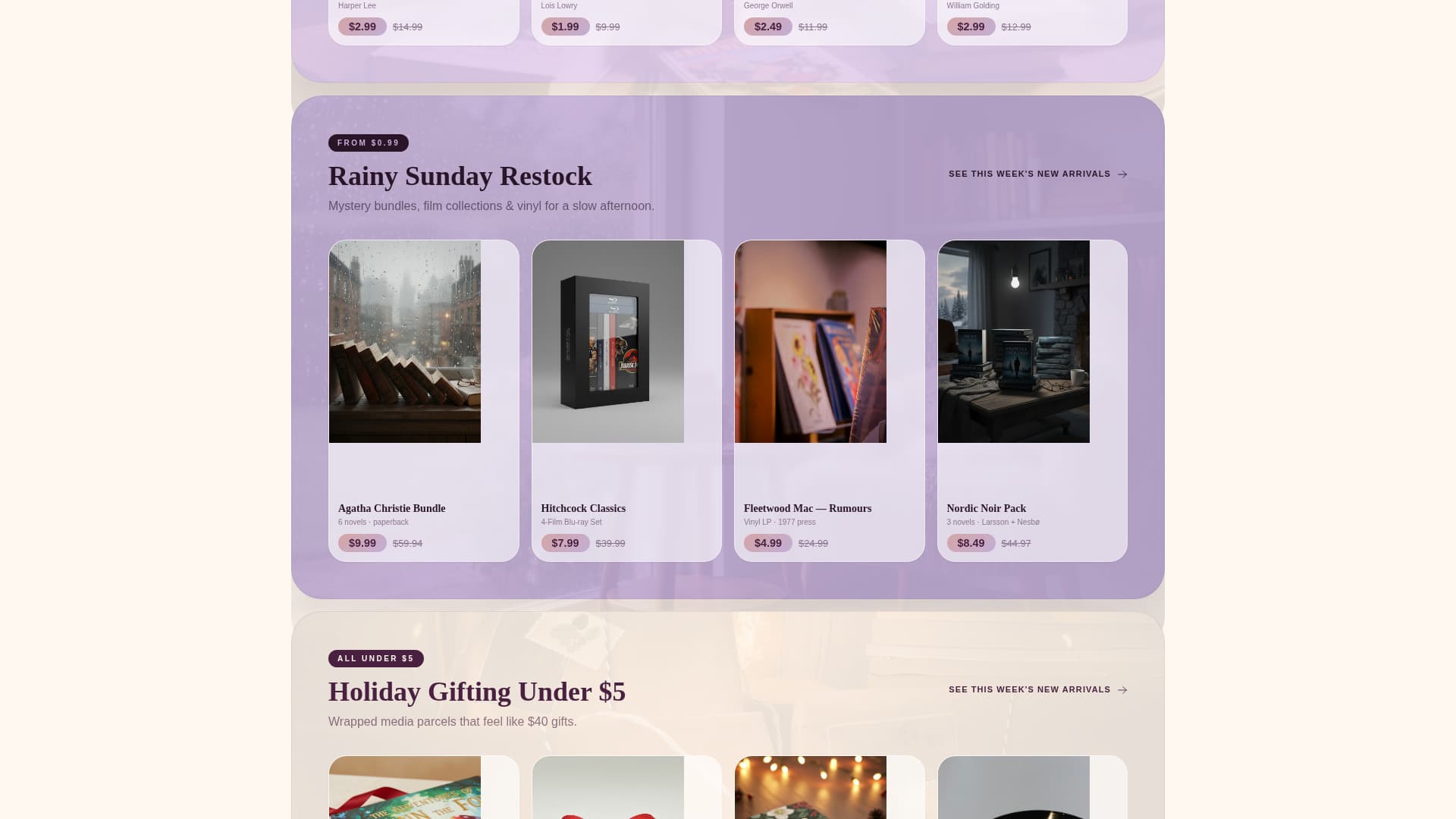 Shelf - Irresistible Bookstore Landing Page Template