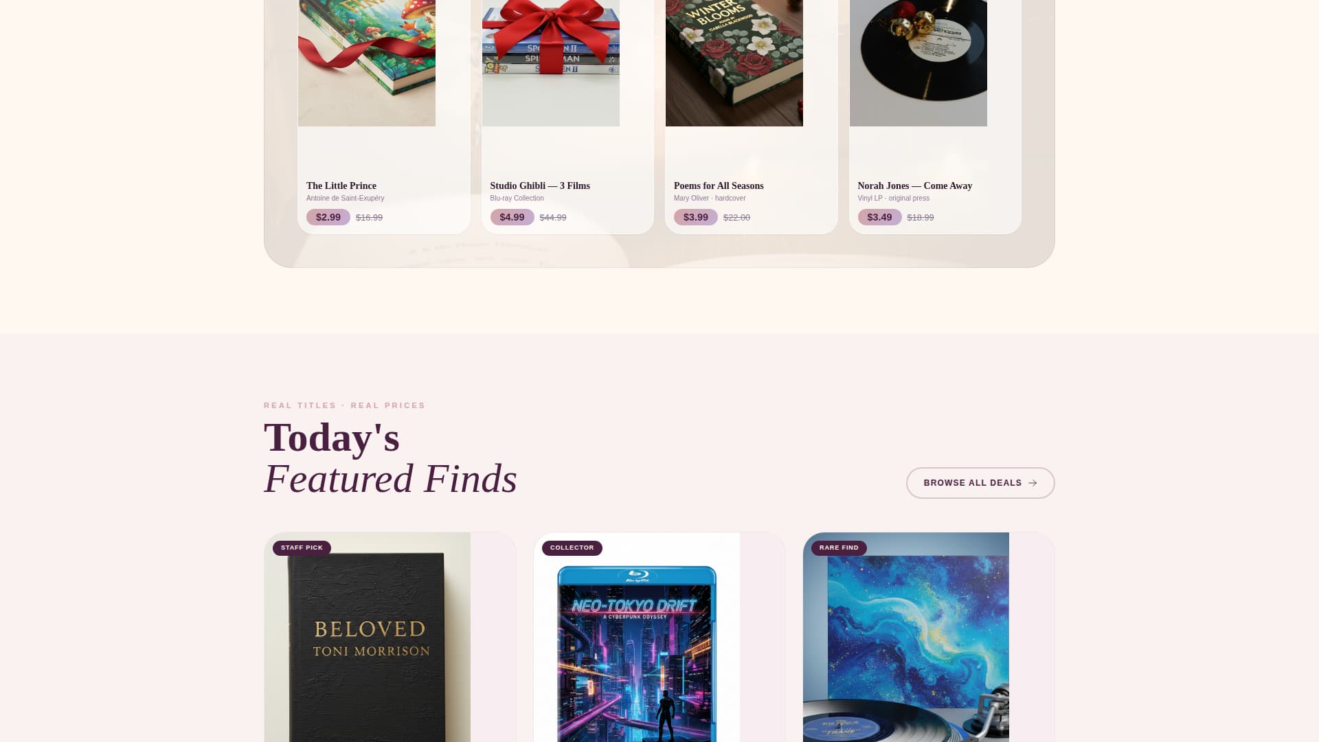 Shelf - Irresistible Bookstore Landing Page Template