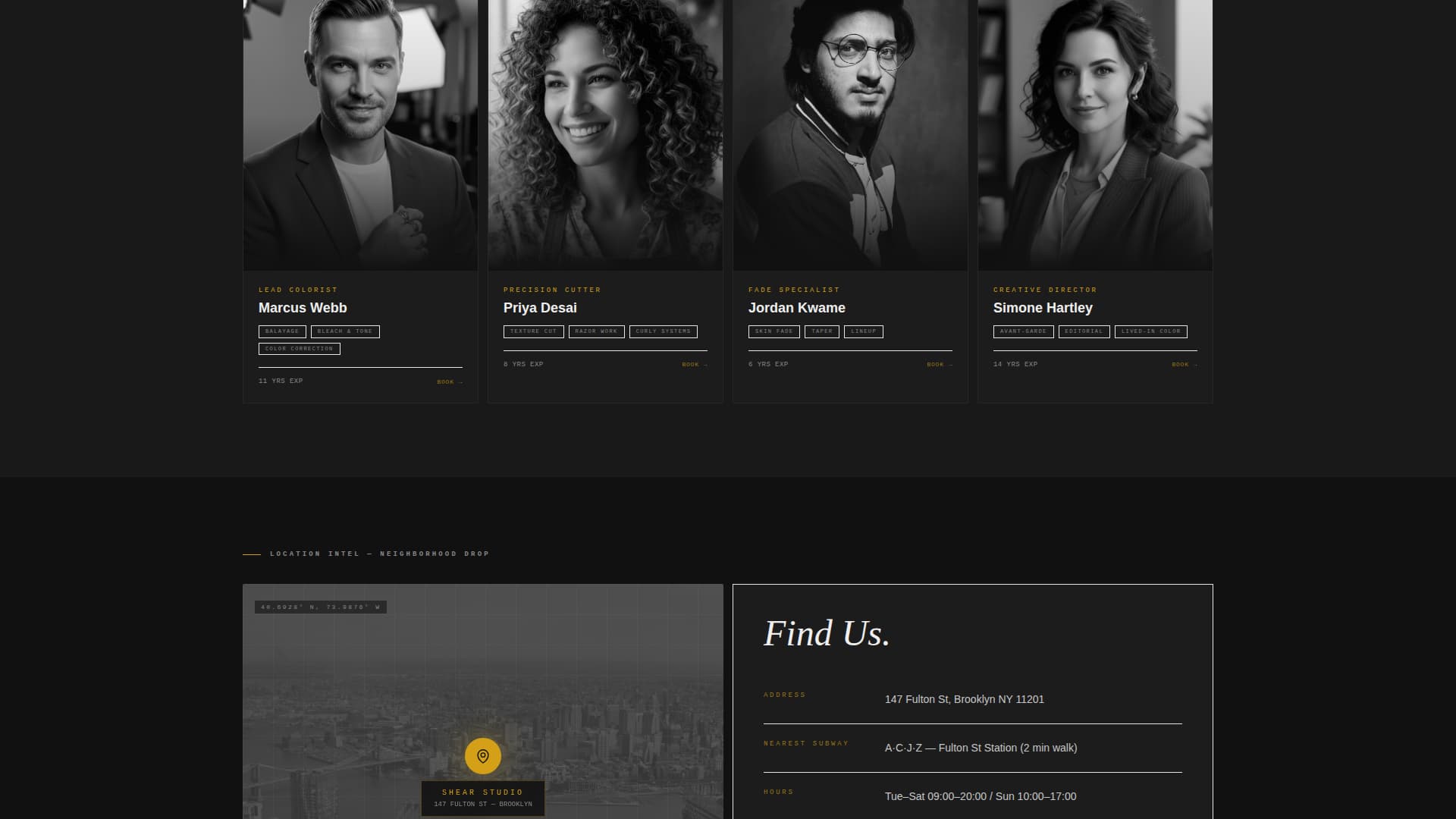 Hair Salon Pre-Launch & Coming Soon Website Template