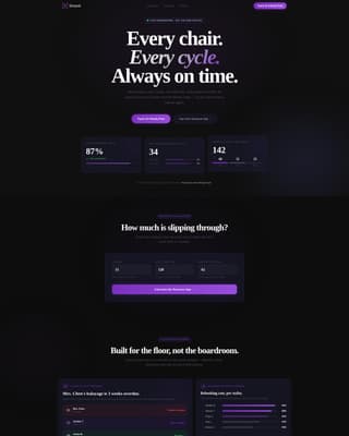 Hair Salon Client Retention & Rebooking Platform Website Template