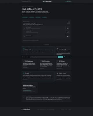 Hair Salon Privacy Policy & Client Data Website Template