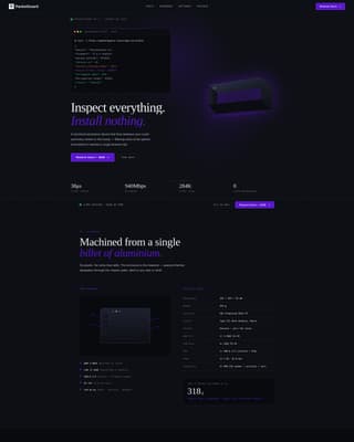 Hardware Product Launch & Pre-Order Website Template