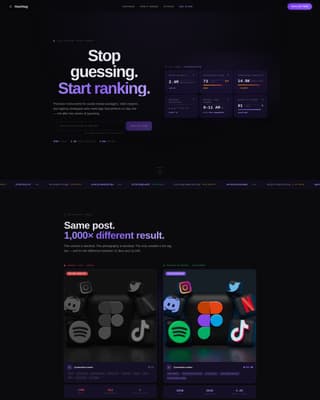 Hashtag - Precision Viral Landing Page Template