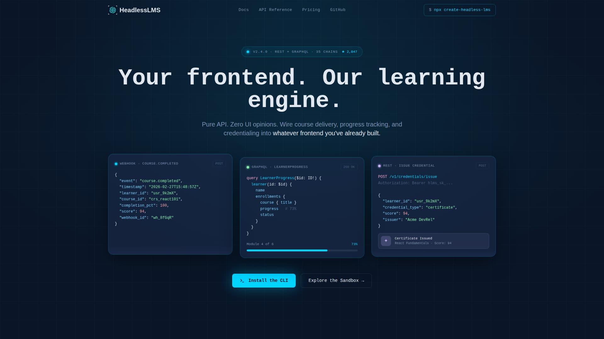 Headless Enterprise Software Specialist Cost Calculator Website Template