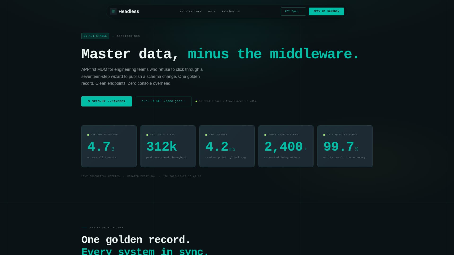 Headless - Powerful MDM Landing Page Template