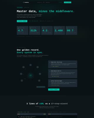 Headless Enterprise Software Advanced Professional Website Template